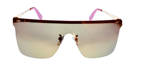 Converse Mens Rose Gold Front Mount Flatt Metal Shield Sunglass H119